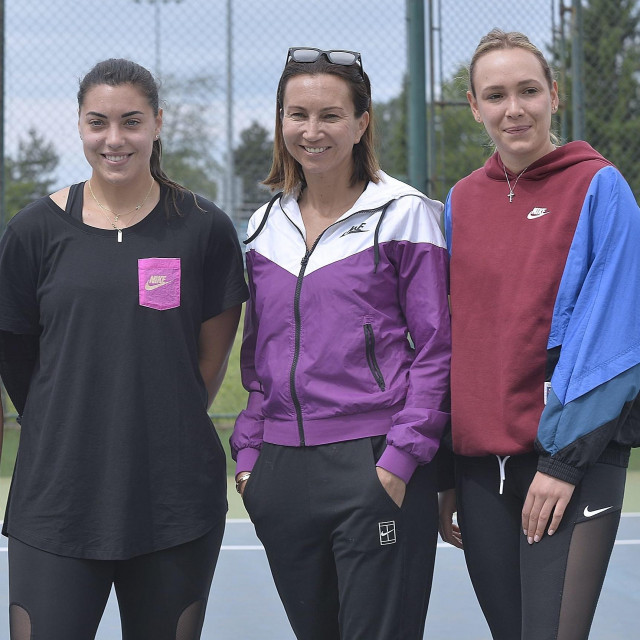 Ana Konjuh, Iva Majoli i Dona Vekić