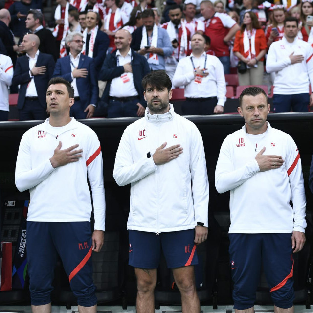 Mario Mandžukić, Vedran Ćorluka, Ivica Olić i Zlatko Dalić