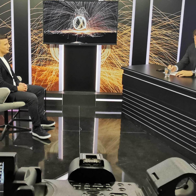 Zvonimir Sedlić, osnivač i predsjednik Uprave tvrtke NutriS i Saša Cvetojević, poduzetnik i voditelj emisije Poduzetnički mindset