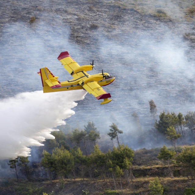 Požar iznad Žrnovnice
