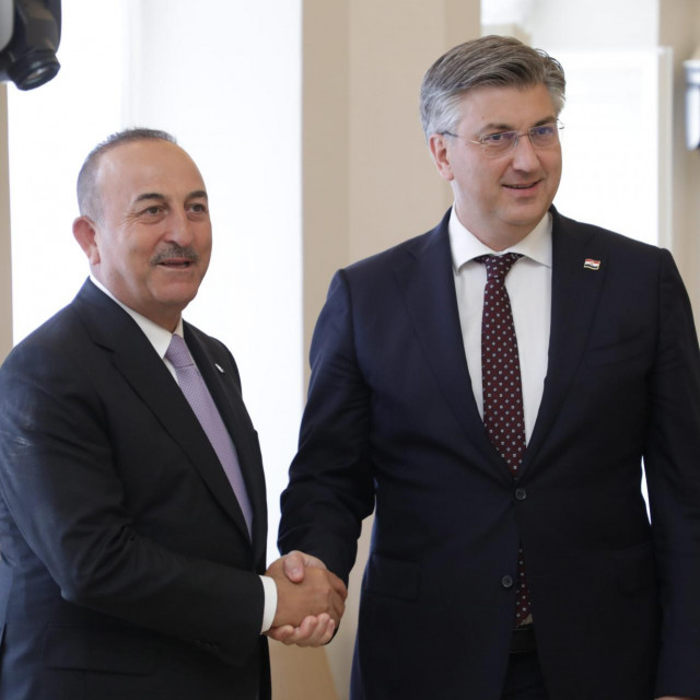 Andrej Plenković i Mevlut Cavusoglu