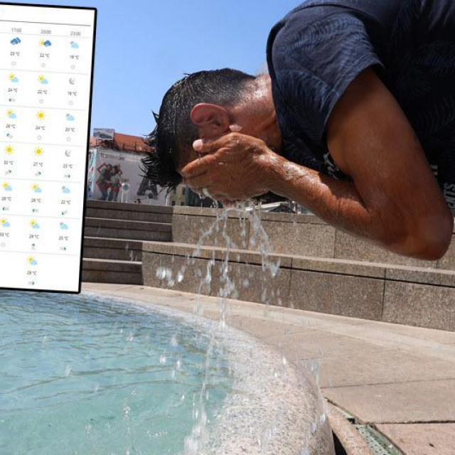 Vrućina u Zagrebu, ilustracija