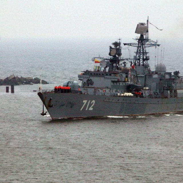 Ruski ratni brod/Ilustracija