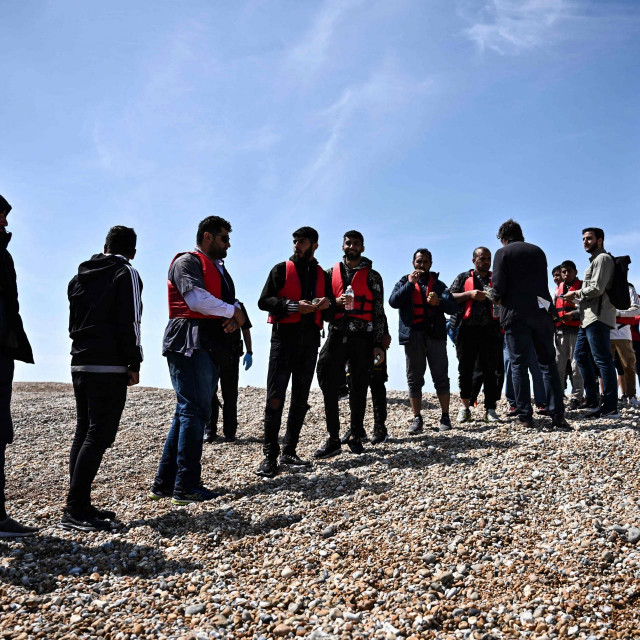Migranti koji su u Englesku došli brodom