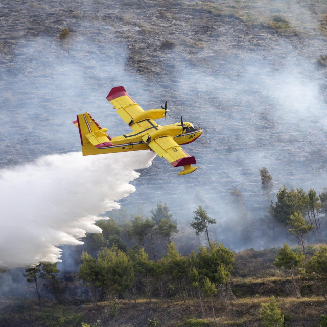 Požar iznad Žrnovnice