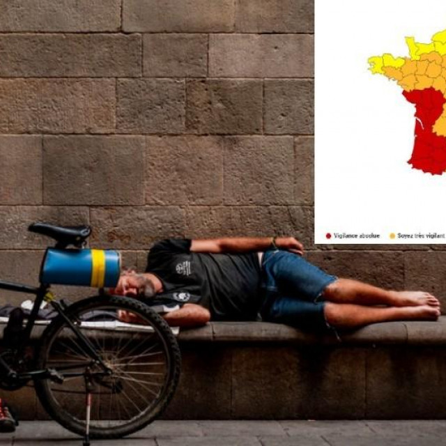 Toplinski val u Francuskoj i ostatku Europe