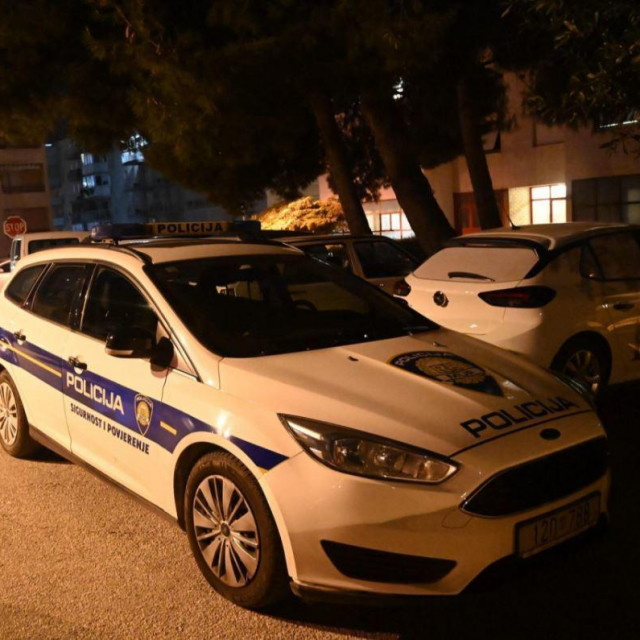 Policijski automobil, ilustracija