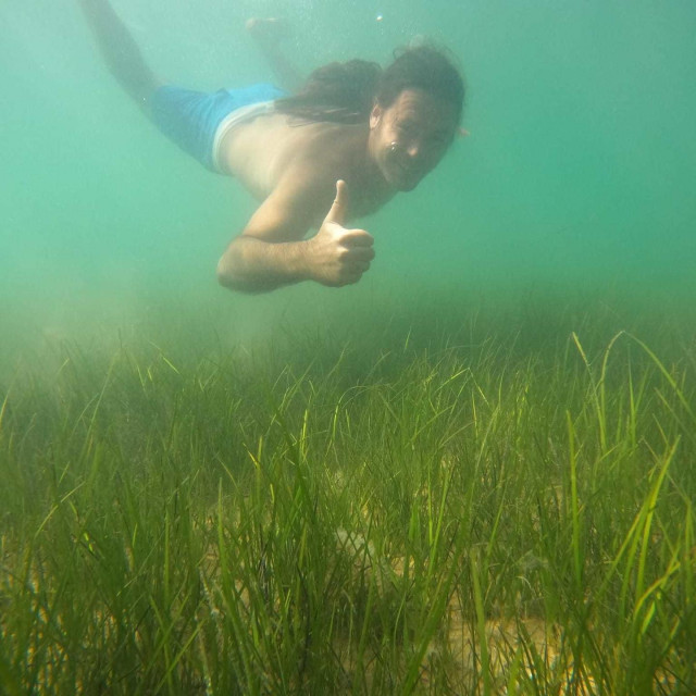 Marin Čvrljević iznad periske Ninjanke