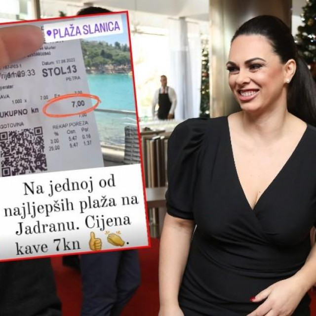 Ivana Brkljačić i račun s plaže