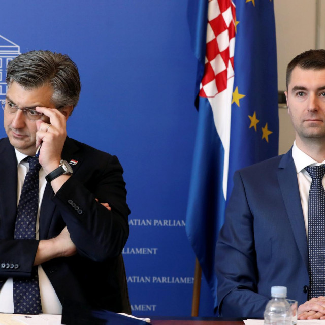 Andrej Plenković i Davor Filipović
