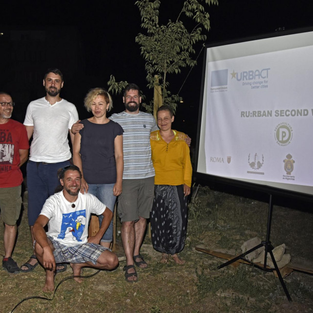 Marin Kanajet i suradnici iz udruge Permakultura Dalmacija