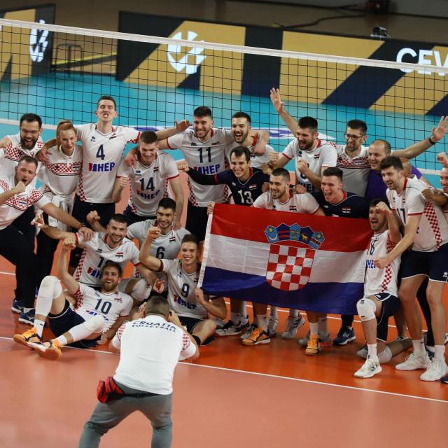 Slavlje igrača Hrvatske