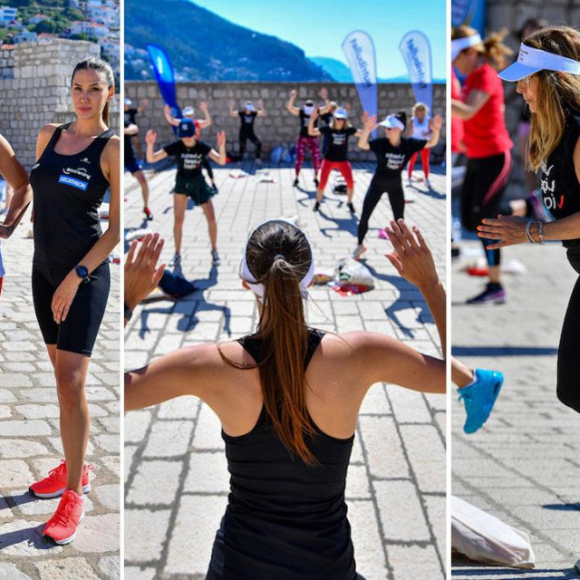 Lukrecija Dragić, Renata Sopek i Tina Živković, trening u Dubrovniku