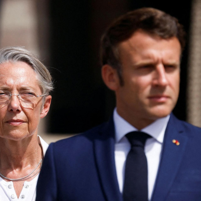 Emmanuel Macron i Elisabeth Borne