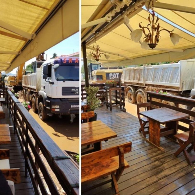 radovi kraj restorana 'Karoca gre'