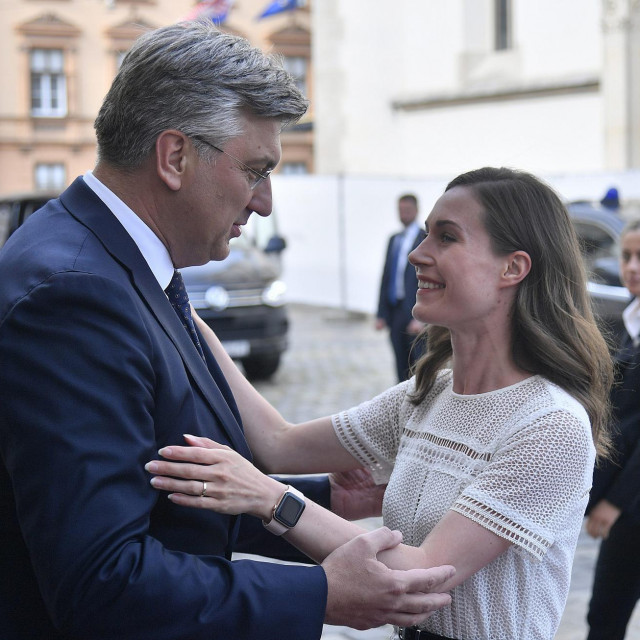 Andrej Plenković, Sanna Marin