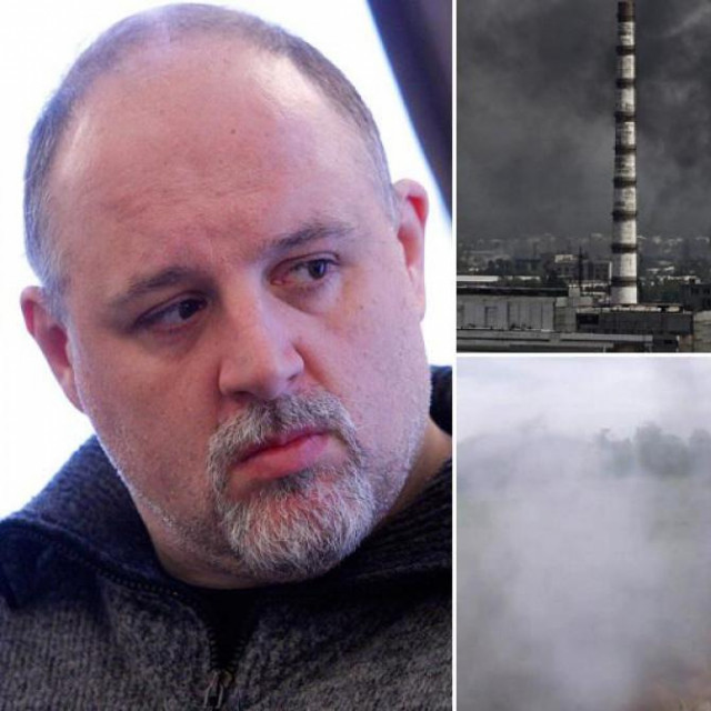 Igor Tabak, prizor granatiranja Donbasa i prizor ruske haubice tijekom ispaljivanja projektila