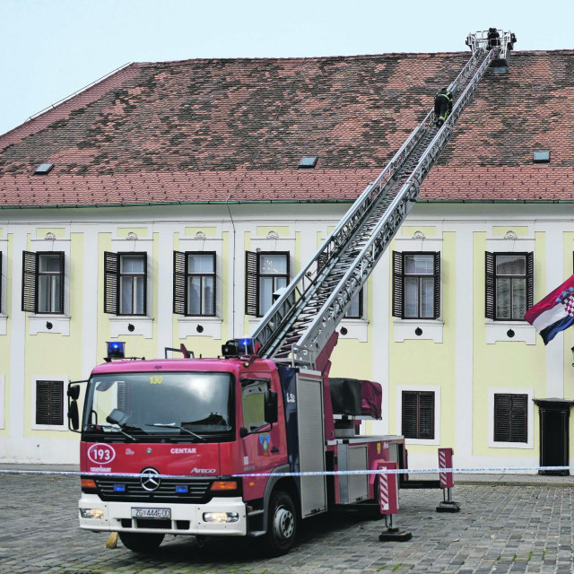 Banski dvori, sanacija štete nakon potresa u Zagrebu