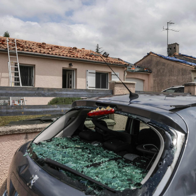 Nevrijeme u Le Taillan-Medocu