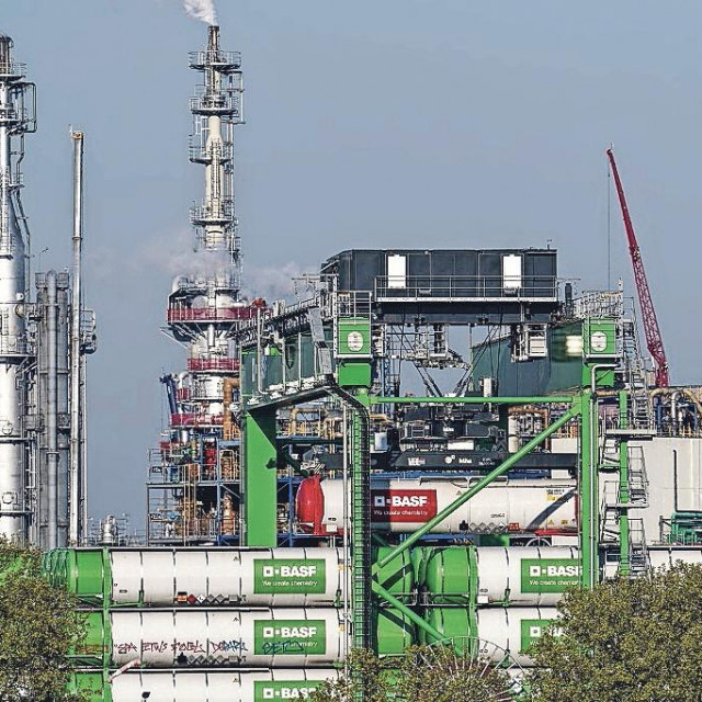 Njemački div kemijske industrije BASF jedan je od pogođenih plinskom krizom