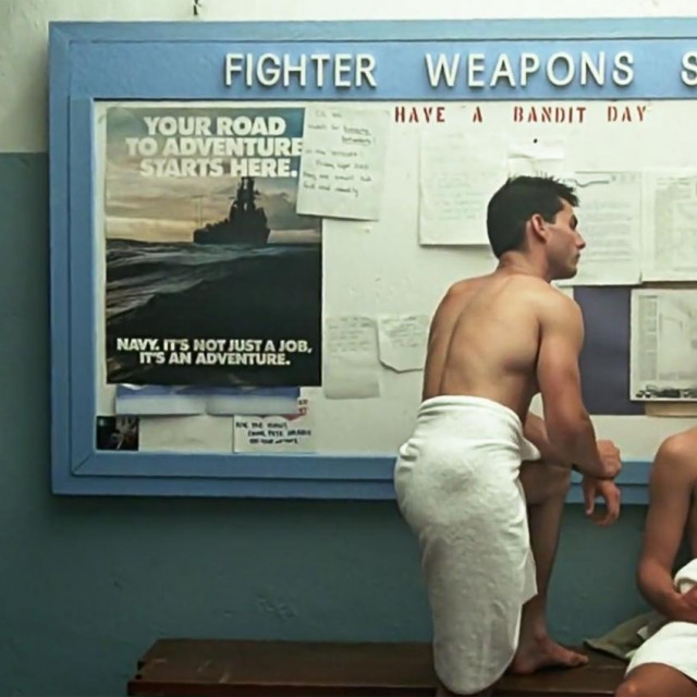  Tom Cruise i Anthony Edwards u 'Top Gunu' iz 1986.