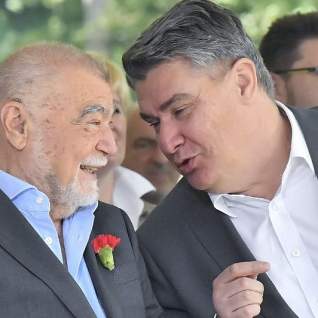 Stipe Mesić i Zoran Milanović