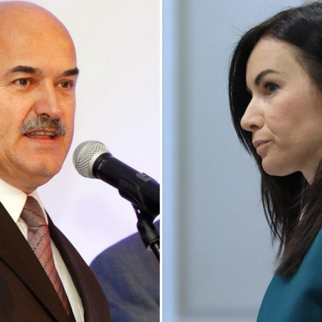 Šef Središnjeg državnog ureda za javnu nabavu Ivan Bubić i čelnica DKOM-a Maja Kuhar