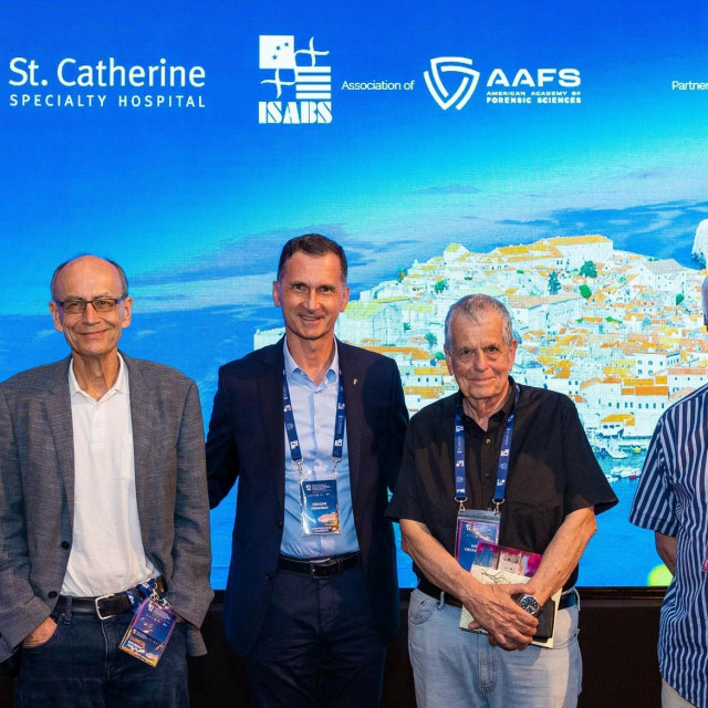 Thomas Südhof, Dragan Primorac, Aaron Chechanover i Sir Richard Roberts