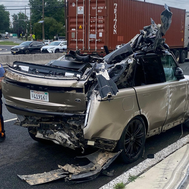 Pad s kamiona; prometna nesreća