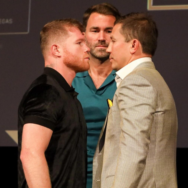 Canelo Alvarez and Gennadiy Golovkin 