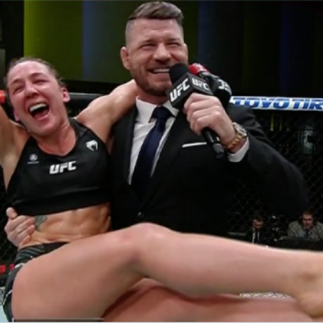 Vanessa Demopoulos i Michael Bisping