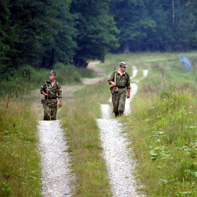 Rusko vojnici na granici (arhivska fotografija)
