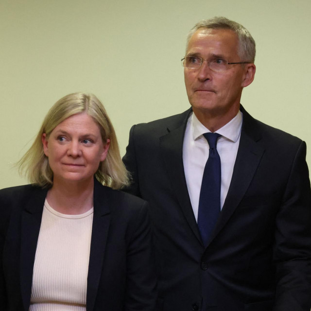 Jens Stoltenberg i Magdalena Andersson