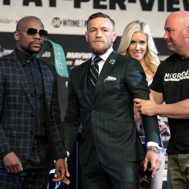 Floyd Mayweather, Conor McGregor i Dana White