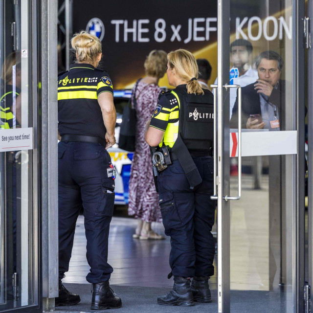 Policijski očevid nakon pljačke
