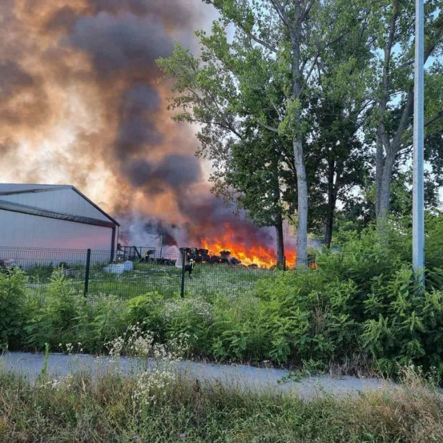 požar u Sisku