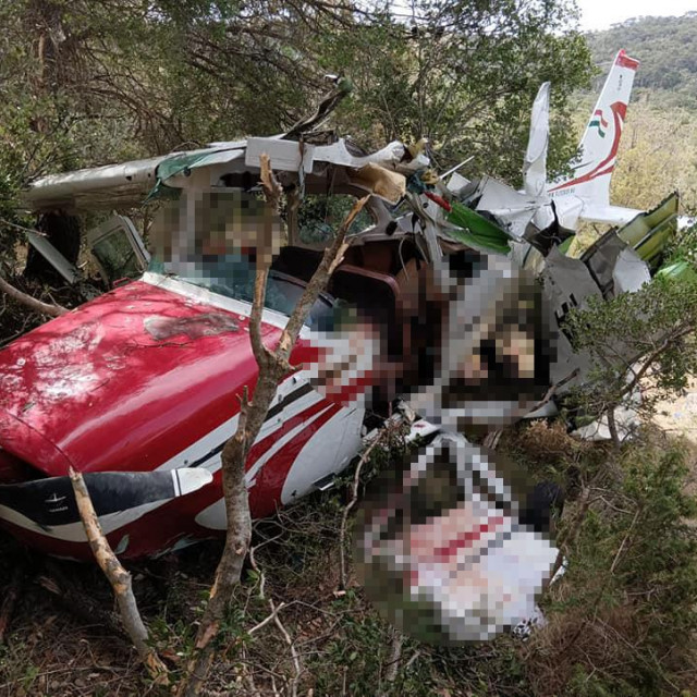 Cessna koja se srušila na Braču