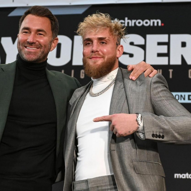 Eddie Hearn i Jake Paul