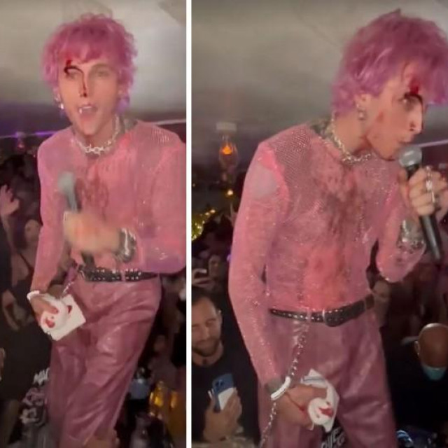 Machine Gun Kelly razbio čašu o glavu