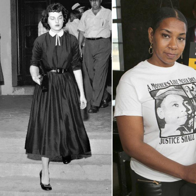 Carolyn Bryant Donham (lijevo); članovi obitelji i zaklade 'Emmett Till Legacy Foundation' traže uhićenje bjelkinje koja ja 'naručila' ubojstvo 14-godišnjeg Emmetta Tilla