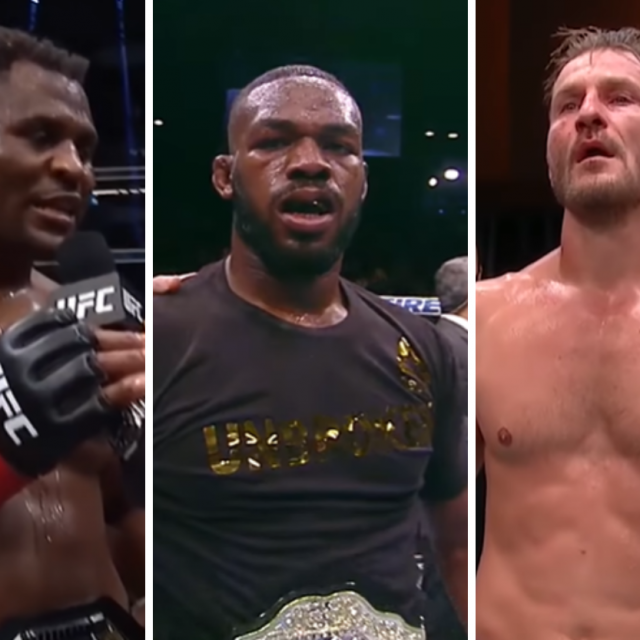 Francis Ngannou, Jon Jones i Stipe Miočić