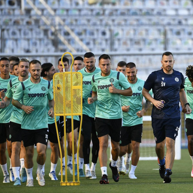 Trening igrača Hajduka