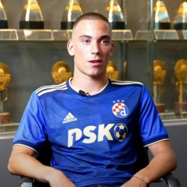 Marko Brkljača u dresu Dinama