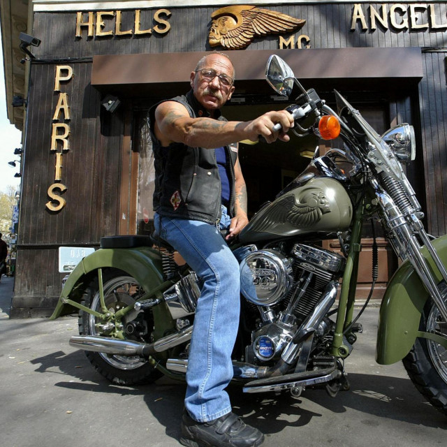 Sonny Barger 2004. u Parizu