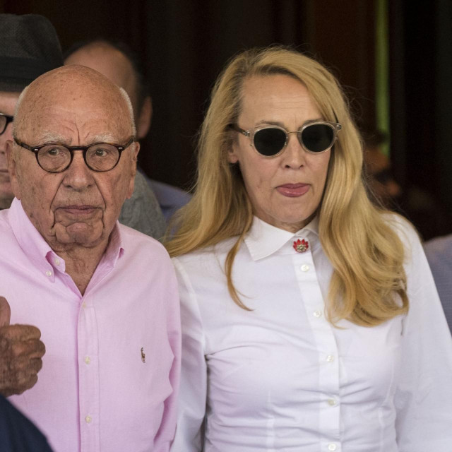 Rupert Murdoch i Jerry Hall (arhivska fotografija)