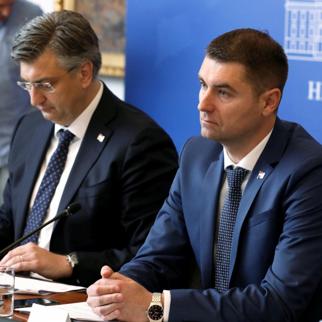 Andrej Plenković i Davor Filipović