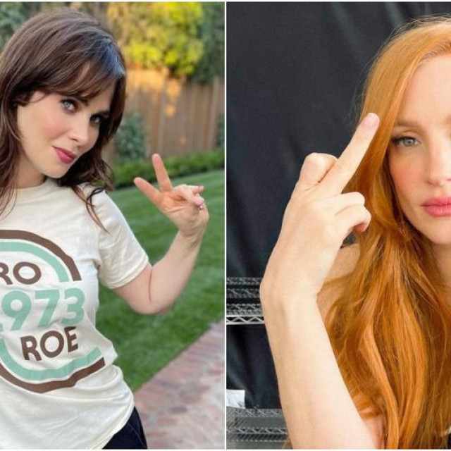 Zooey Deschanel i Jessica Chastain