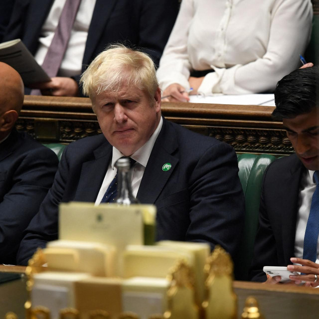 Sajid Javid, Boris Johnson i Rishi Sunak