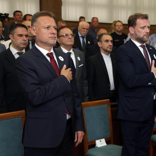 Gordan Jandroković, Mario Banožić, Aziz Hasanović