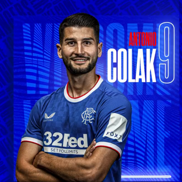 Antonio Mirko Čolak je novi igrač Rangersa